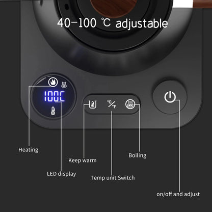 Mechanical Temperature Control Coffee & Tea Electric Tea Kettle OMEZMART
