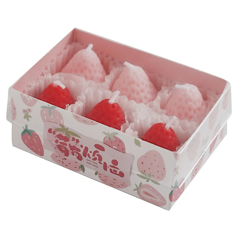 Strawberry Aromatherapy Candle With Gift Box