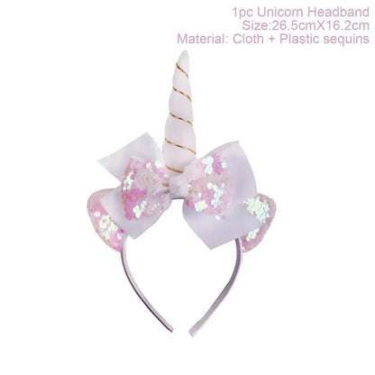 Rainbow Unicorn Disposable Tableware Birthday Party Decorations OMEZMART