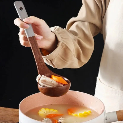 Japanese Style Wooden Kitchen Utensils Set, Creative Kitchen Tools OMEZMART