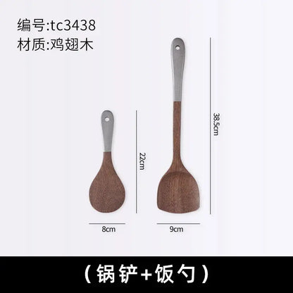 Japanese Style Wooden Kitchen Utensils Set, Creative Kitchen Tools OMEZMART