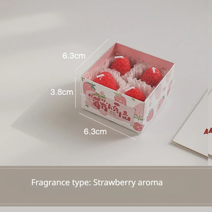 Strawberry Aromatherapy Candle With Gift Box