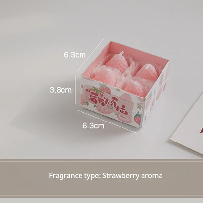 Strawberry Aromatherapy Candle With Gift Box