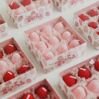 Strawberry Aromatherapy Candle With Gift Box