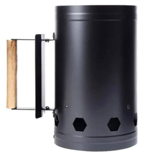 BBQ Charcoal Chimney Starter - Outdoor Carbon Ignition Barrel for Grilling OMEZMART