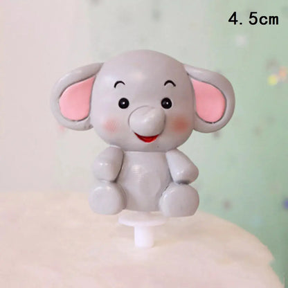 Woodland Animals Cake Decor Jungle Safari Party Cake Topper Birthday OMEZMART