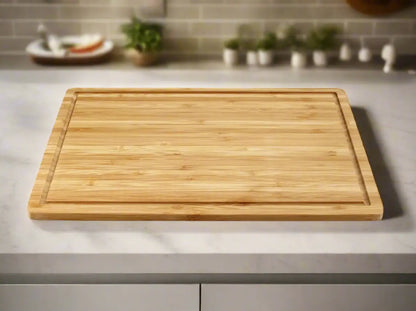 Bamboo Wood Cutting Board: Large, Durable, Eco-Friendly Chopping Board Dura Living LLC