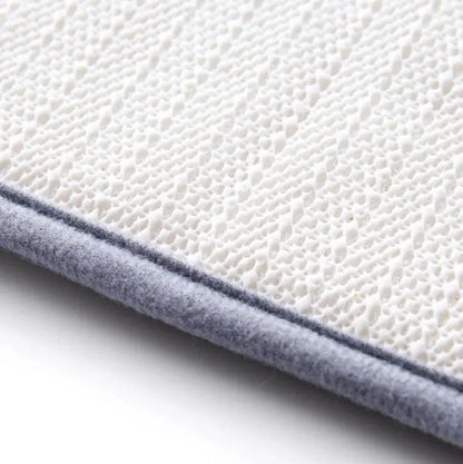 Stone Shape Memory Foam Bathroom Mat – Non-Slip Bath Rug for Kitchen or Room, Soft & Durable Omezmart