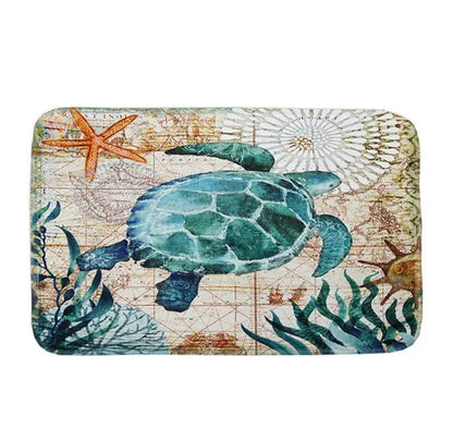 Stone Shape Memory Foam Bathroom Mat – Non-Slip Bath Rug for Kitchen or Room, Soft & Durable Omezmart