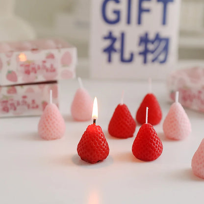 Strawberry Aromatherapy Candle With Gift Box