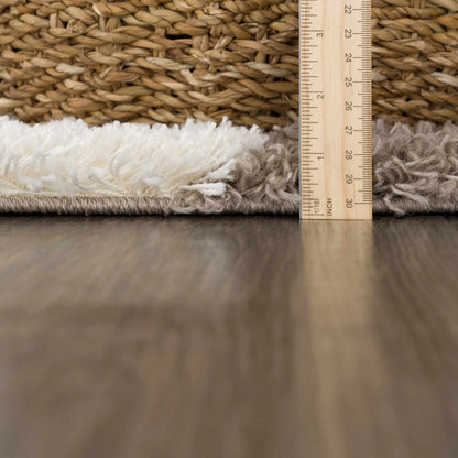 Atira Brown Checkered Area Rug Hauteloom LLC