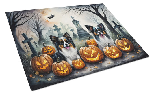 Papillon Spooky Halloween Glass Cutting Board – Festive & Functional Caroline's Treasures, Inc.