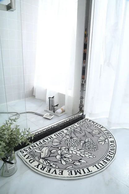 Non-Slip Absorbent Bath Mat & Carpet for Bathroom, Doormat, Balcony, Porch, and Area Use OMEZMART