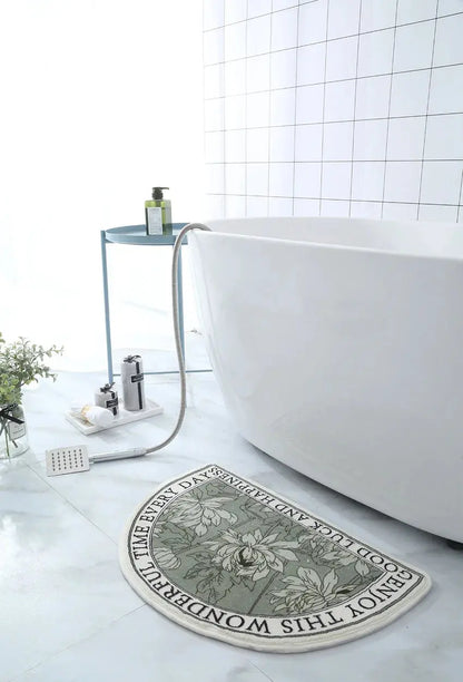 Non-Slip Absorbent Bath Mat & Carpet for Bathroom, Doormat, Balcony, Porch, and Area Use OMEZMART