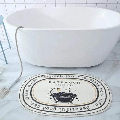 Non-Slip Absorbent Bath Mat & Carpet for Bathroom, Doormat, Balcony, Porch, and Area Use OMEZMART