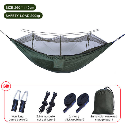 Sleeping Hammock Outdoor Hanging Sleeping Bed Swing Portable Double Chair