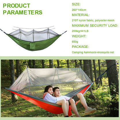 Sleeping Hammock Outdoor Hanging Sleeping Bed Swing Portable Double Chair
