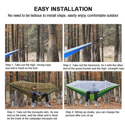 Sleeping Hammock Outdoor Hanging Sleeping Bed Swing Portable Double Chair