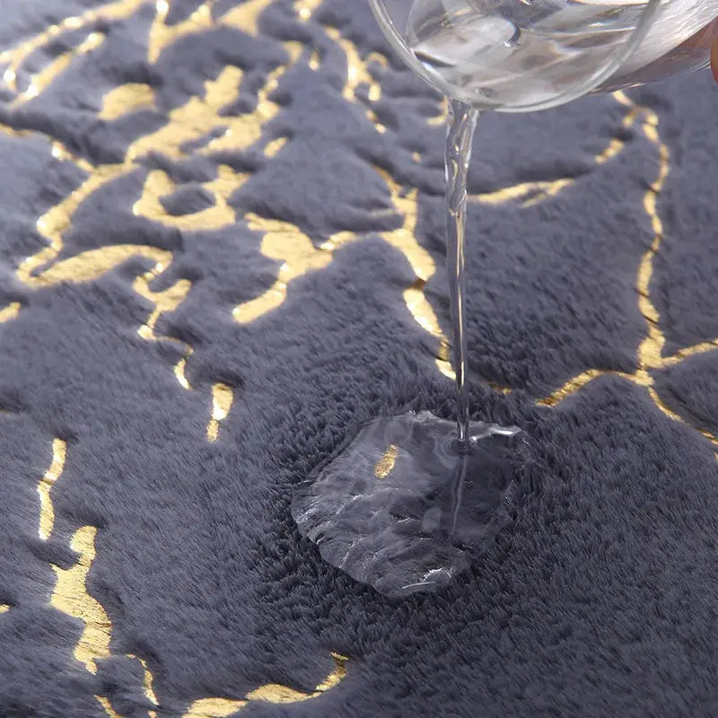 Black and White Pattern Bath Mat – Super Soft, Absorbent & Non-Slip OM EZMART