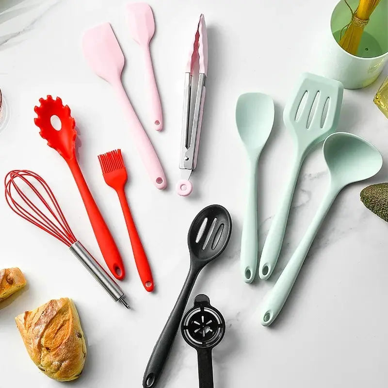 Kitchen Cookware Silicone Kitchenware Non-Stick Tool Set