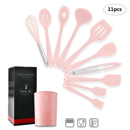 Kitchen Cookware Silicone Kitchenware Non-Stick Tool Set