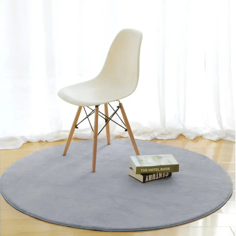 Round Carpet Chair Mat – Stylish Area Rug for Bedroom & Living Room OMEZMART