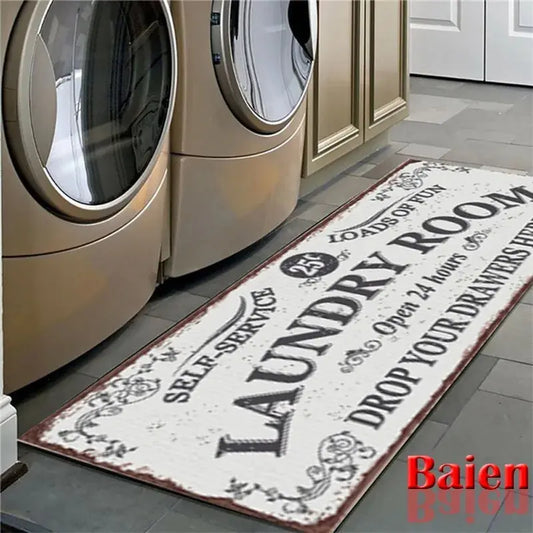 Non-Slip Laundry Room Decor – Stylish & Functional Rugs for Your Laundry Space OMEZMART