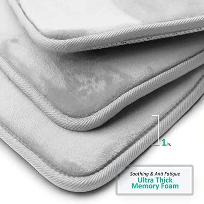 Velvet Bath Set - Super Soft, Non-Slip, Absorbent & Washable Rugs OMEZMART