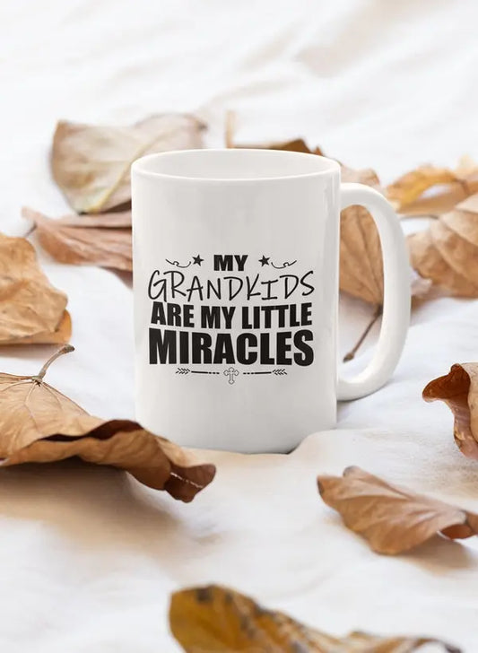 My Grandkids Are My Little Miracles Mug Merch Mallow